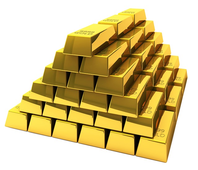 pyramida ze zlatých cihel